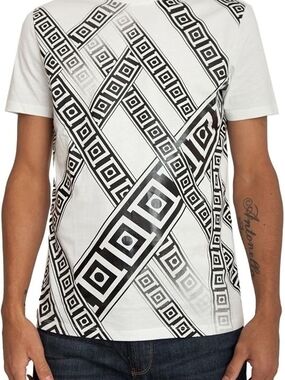 Versace Collection Men’s White Graphic Crew Neck Shirt